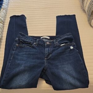 LC Lauren Conrad Dark Blue Skinny Jeans